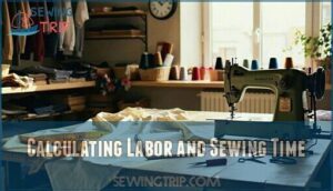 calculating labor and sewing time