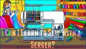 can i learn to sew with a serger