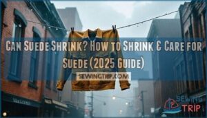 can suede shrink how to