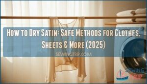 can you dry satin in the dryer how to
