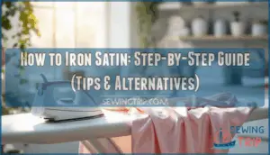 can you iron satin how to