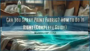 can you spray paint fabric
