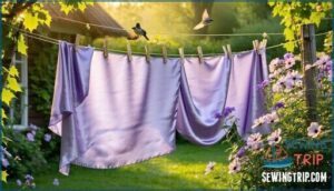 can you tumble dry satin