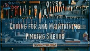 caring for and maintaining pinking shears