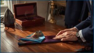 caring for and styling your handmade pocket square