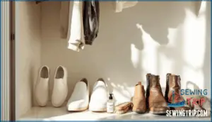 caring for bleached leather shoes