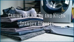 caring for nylon and nylon spandex apparel