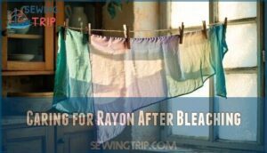 caring for rayon after bleaching