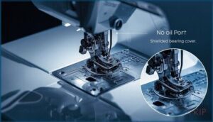 checking for sealed bearings or no oiling models