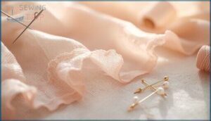 choosing and working a suitable hand stitch