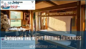 choosing the right batting thickness