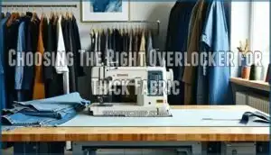 choosing the right overlocker for thick fabric