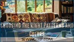 choosing the right patterns and colors