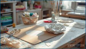 circles – card and foil technique circles – card and foil technique