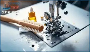 cleaning the rotary hook and bobbin area cleaning the rotary hook and bobbin area