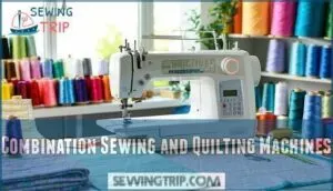 combination sewing and quilting machines