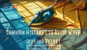 common mistakes to avoid when ironing velvet