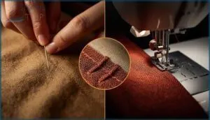 comparing hand and machine sewing for strength