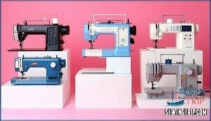 comparing top brands: juki, singer, brother, pfaff