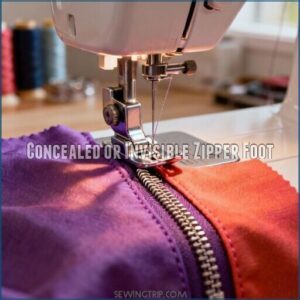 concealed or invisible zipper foot
