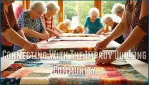 connecting with the improv quilting community