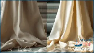 cotton vs rayon: texture and luster