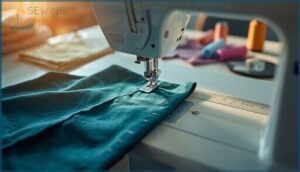 coverstitch machines' focus on finishing touches like hems and necklines