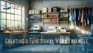 creating a functional work triangle