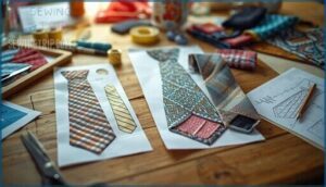 creating or sourcing a tie pattern