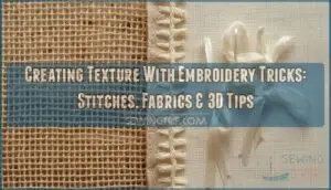 creating texture with embroidery tricks