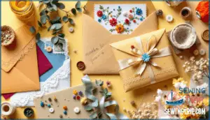 creative envelope variations and finishing touches