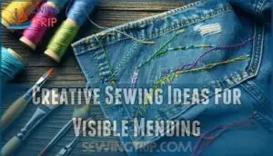 creative sewing ideas for visible mending