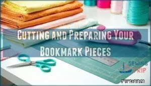cutting and preparing your bookmark pieces