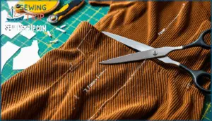 cutting corduroy cutting corduroy