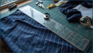 cutting fabric on the bias