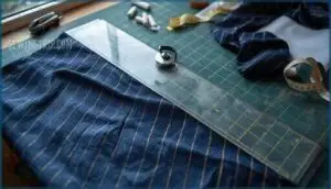 cutting fabric on the bias