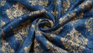 damask upholstery tapestry chenille fabric blue gold damask upholstery tapestry chenille fabric blue gold
