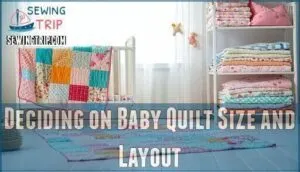 deciding on baby quilt size and layout