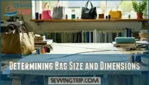 determining bag size and dimensions
