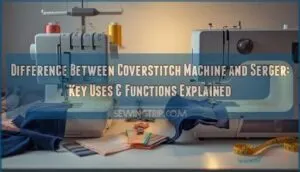 difference between coverstitch machine and serger