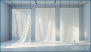 difference between sheer, translucent, and opaque