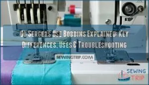 do sergers use bobbins explained