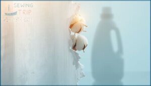 does bleach damage cotton