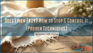 does linen fray how to