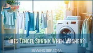 does tencel shrink when washed