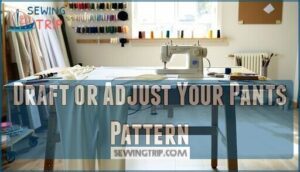 draft or adjust your pants pattern
