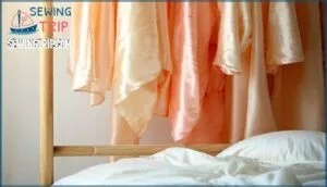 drying guidelines for silk satin