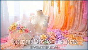 edible and lace panty projects