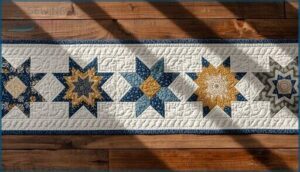 eight-pointed star border variations