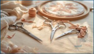 embroidery and appliqué scissors